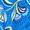 bright blue